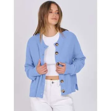 Stylish ANRABESS Women's Open Front Cardigan Sweater