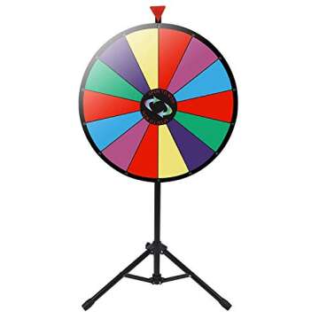 Smartxchoices 24" Adjustable Prize Wheel for Events