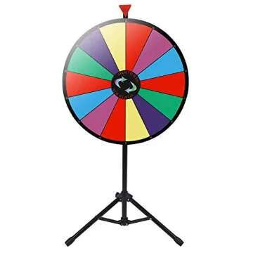 Smartxchoices 24" Adjustable Prize Wheel for Events