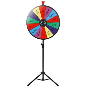 Smartxchoices 24" Adjustable Prize Wheel for Events