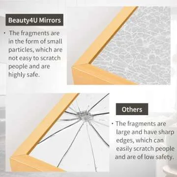 Beauty4U Full Length Mirror - Elegant Design Coveted