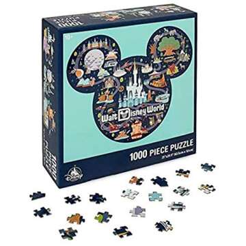 Disney Parks Puzzle- WDW Icon Map