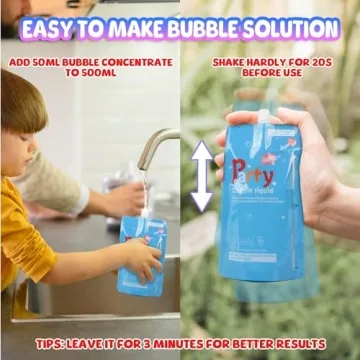 Bubble Machine for Kids, 7500 Bubbles/Min, Oscillating Fun