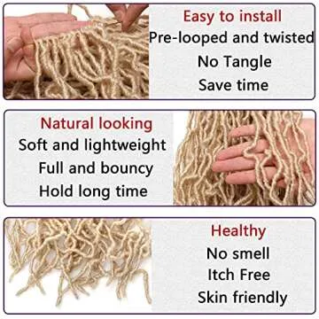 Leeven 24 Inch Soft Locs - Blonde Crochet Hair