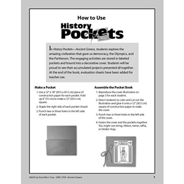 History Pockets Ancient Greece Fun Crafts for Kids