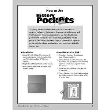 History Pockets Ancient Greece Fun Crafts for Kids