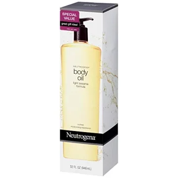 Neutrogena Light Sesame Body Oil 32oz Dry Skin Moisturizer