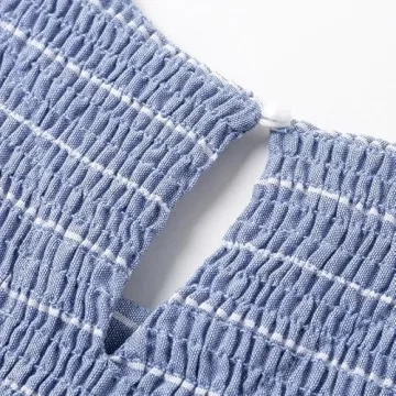 Miessial Women's Summer Boho Dress Lightweight Linen with Pockets