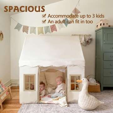 Star Light Kids Play Tent with Mat - Indoor Outdoor Fun