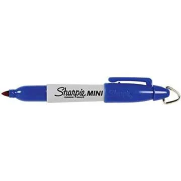 Mini Permanent Markers with Golf Keychain Clips - 12 Pack