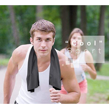 Cooling Towels for Sports and Travel - 4 Pack by DARUNAXY