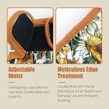 Langsprit Washable Female Dog Diapers - 3 Pack - Highly Absorbent