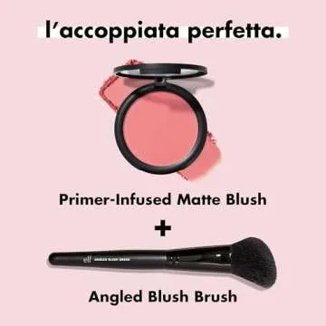 e.l.f. Primer-infused Bronzer, Long-Wear, Matte, Bold, Lightweight, Blends Easily, Contours Cheeks, Forever Sun Kissed, All-Day Wear, 0.35 Oz