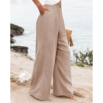Angerella High Waisted Wide Leg Pants for Women