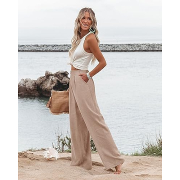 Angerella High Waisted Wide Leg Pants for Women