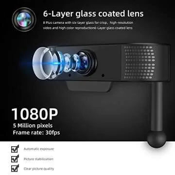 1080P USB Webcam for Clear Video Calling and Streaming