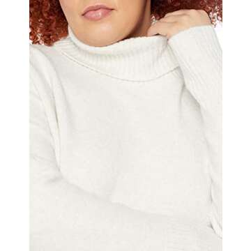 Daily Ritual Cozy Oversized Boucle Turtleneck Sweater