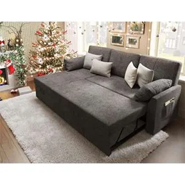 PaPaJet Versatile Sofa Bed with Storage - Stylish & Comfortable