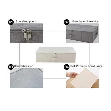 Under Bed Storage Box - Stylish Organizer for Dresses and More