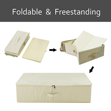 Under Bed Storage Box - Stylish Organizer for Dresses and More