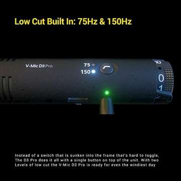 Deity V-Mic D4 Duo Dual Capsule Cardioid Microphone Camera-Mount Shotgun Mic with Rycote Shockmount for DSLR Camcorder Smartphone