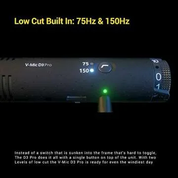 Deity V-Mic D4 Duo Dual Capsule Cardioid Microphone Camera-Mount Shotgun Mic with Rycote Shockmount for DSLR Camcorder Smartphone