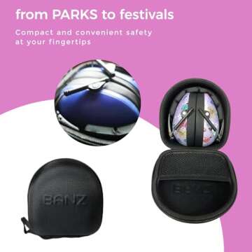 BANZ Kidz Earmuff Case - Durable Toddler Headphone Protector