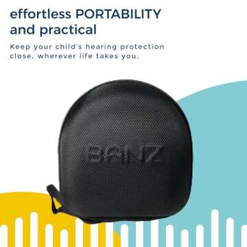 BANZ Kidz Earmuff Case - Durable Toddler Headphone Protector