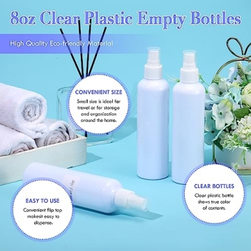 Eccliy 32 Pcs Fine Mist Spray Bottles - Durable & Stylish