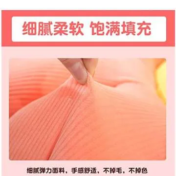 Uewidiod Flower-shaped pillow cushion floor cushion cushion office sedentary tatami car cushion student seat cushion (40cm, Pink)