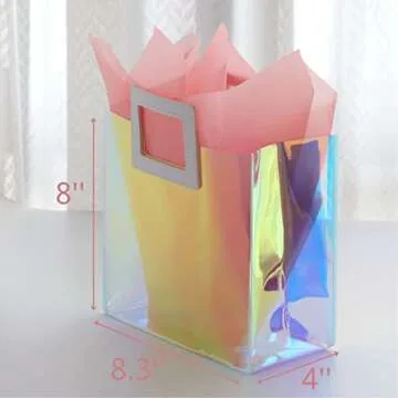 VUOJUR Holographic Small Gift Bag for All Occasions