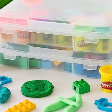 IRIS USA Clear Board Game Organizer Storage Cases 6-Pack