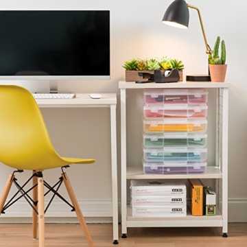 IRIS USA Clear Board Game Organizer Storage Cases 6-Pack