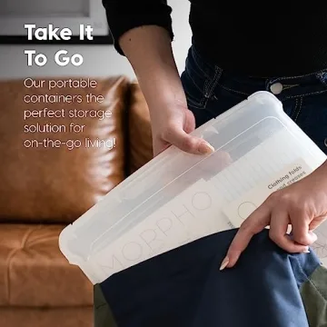 IRIS USA Clear Board Game Organizer Storage Cases 6-Pack