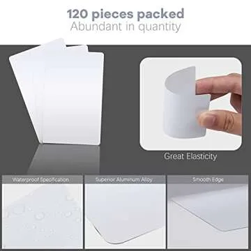 120 ADXCO Sublimation Metal Business Cards for Custom Printing