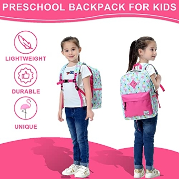 VASCHY Kids Backpack Pineapple Flamingos Toddler Essential