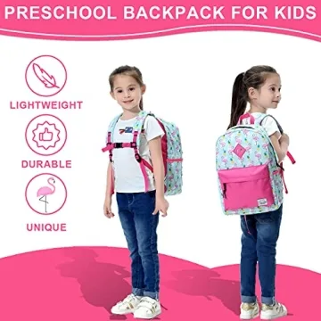 VASCHY Kids Backpack Pineapple Flamingos Toddler Essential