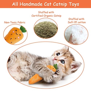Durable ETEKYER Catnip Toys for Endless Cat Fun