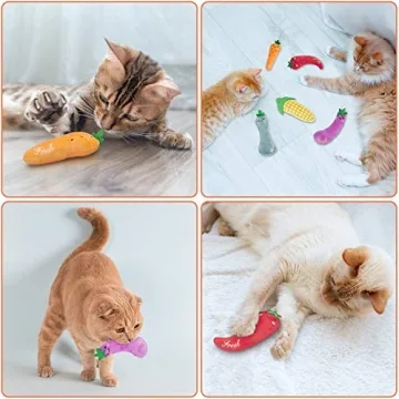 Durable ETEKYER Catnip Toys for Endless Cat Fun