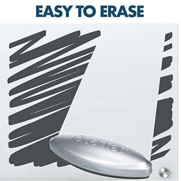 Quartet Glass Board Dry Erase Markers, Premium, Bullet Tip, Black, 12 Pack (79553)