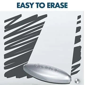 Quartet Glass Board Dry Erase Markers, Premium, Bullet Tip, Black, 12 Pack (79553)