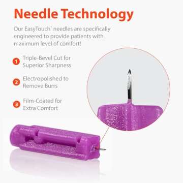 EasyTouch Twist Lancets, 30 G, Box of 100