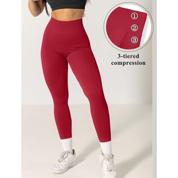 OMKAGI Scrunch Butt Lifting Leggings for Women