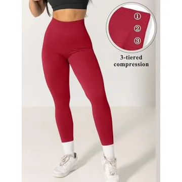 OMKAGI Scrunch Butt Lifting Leggings for Women
