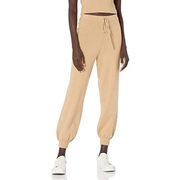 The Drop Women's Maddie Loose Fit Supersoft Sweater Jogger - Cozy Curds & Whey Style