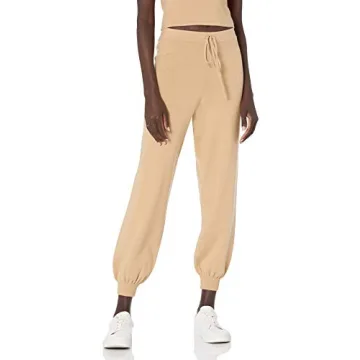 The Drop Women's Maddie Loose Fit Supersoft Sweater Jogger - Cozy Curds & Whey Style