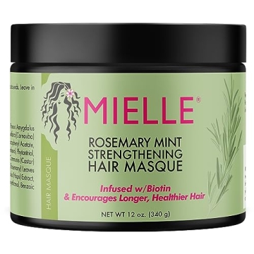 Mielle Organics Rosemary Mint Hair Masque - Deep Repair for Dry, Damaged Hair