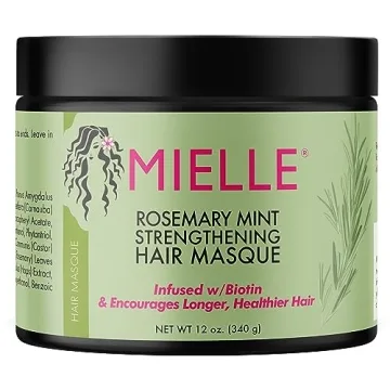 Mielle Organics Rosemary Mint Hair Masque - Deep Repair for Dry, Damaged Hair