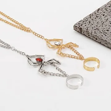 Adjustable Spider Hand Chain Rhinestone Gothic Bracelet
