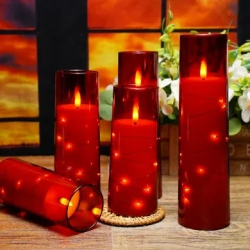 Kakoya Flameless LED Candles Set with Timer